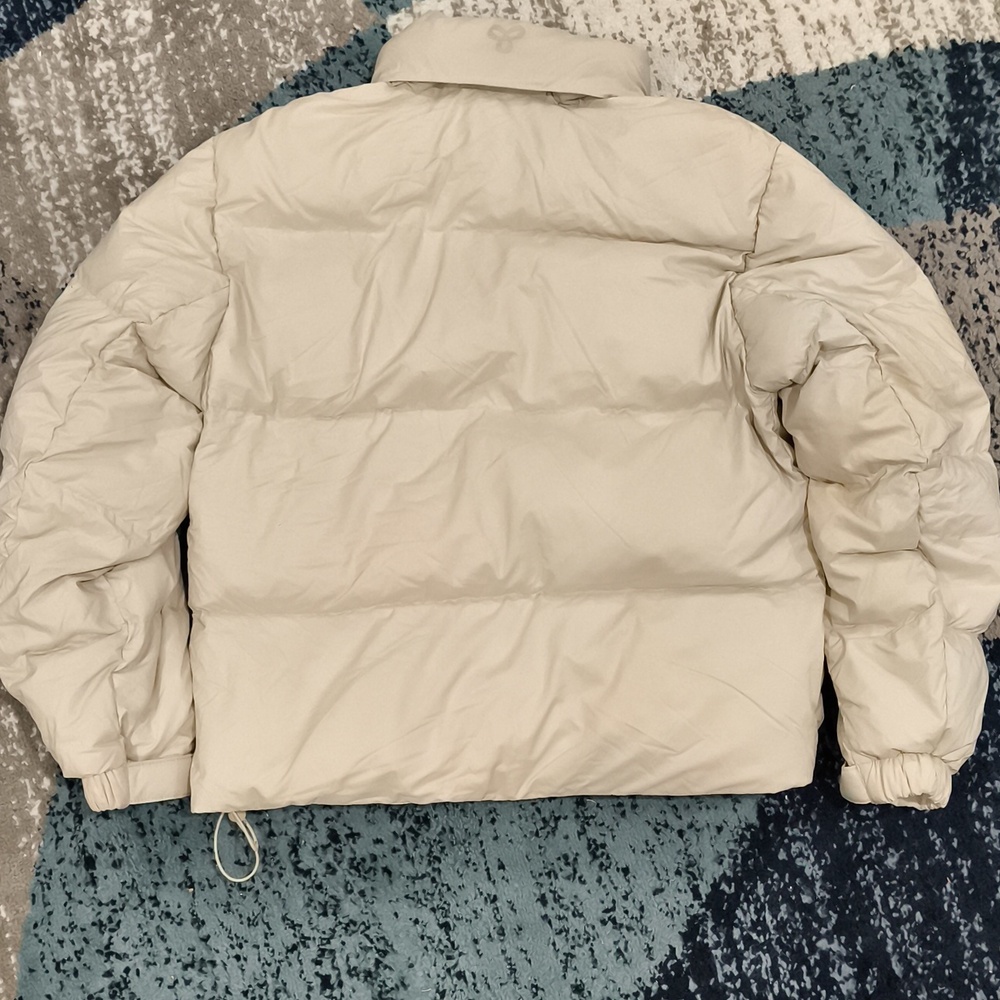 TNA Mega Puff Light Tan Jacket - Picture 3 of 4